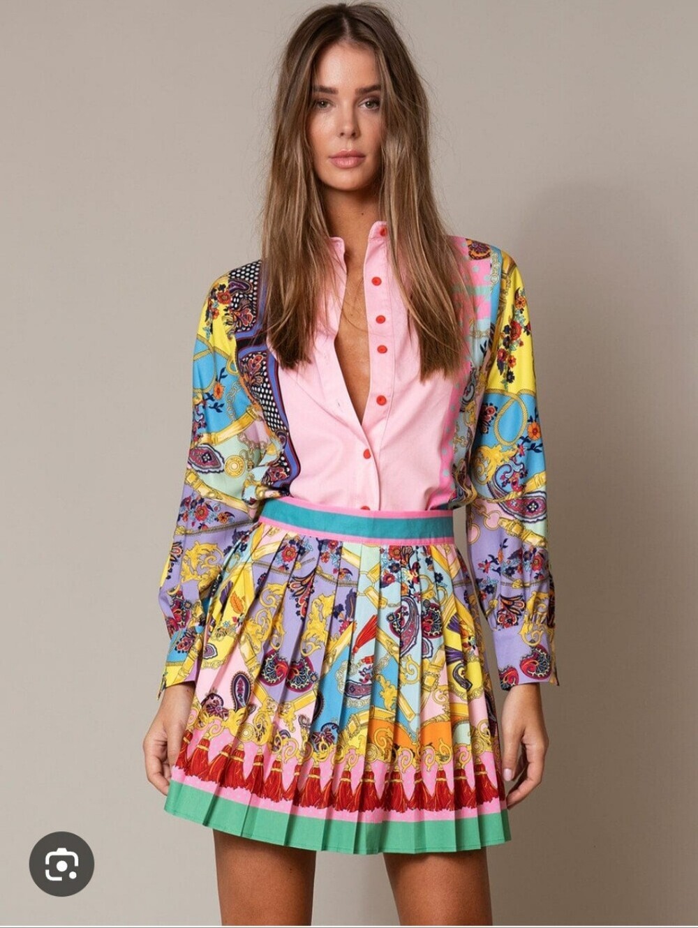 ZCRAVE NOLITA Blouse & Skirt Set XL NWT.